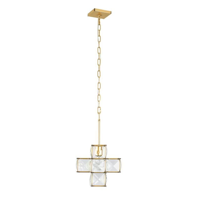 Varaluz Cubic 1-Light Pendant - Calypso Gold
