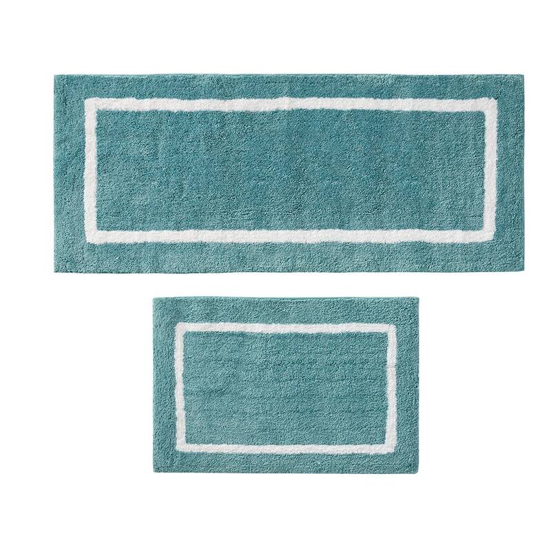 Reversible High Pile Tufted Bath Rug