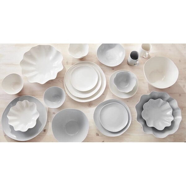 Portmeirion Sophie Conran Grey Set of 4 Pasta Bowls