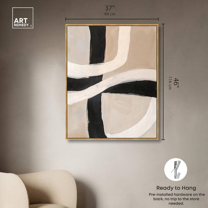 Subline Strokes II Canvas by Art Remedy