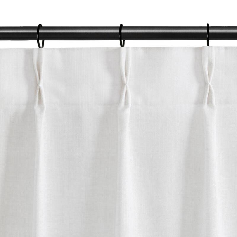 Madison Park Emery 300gsm poly linen with 7 pinch pleat per pc