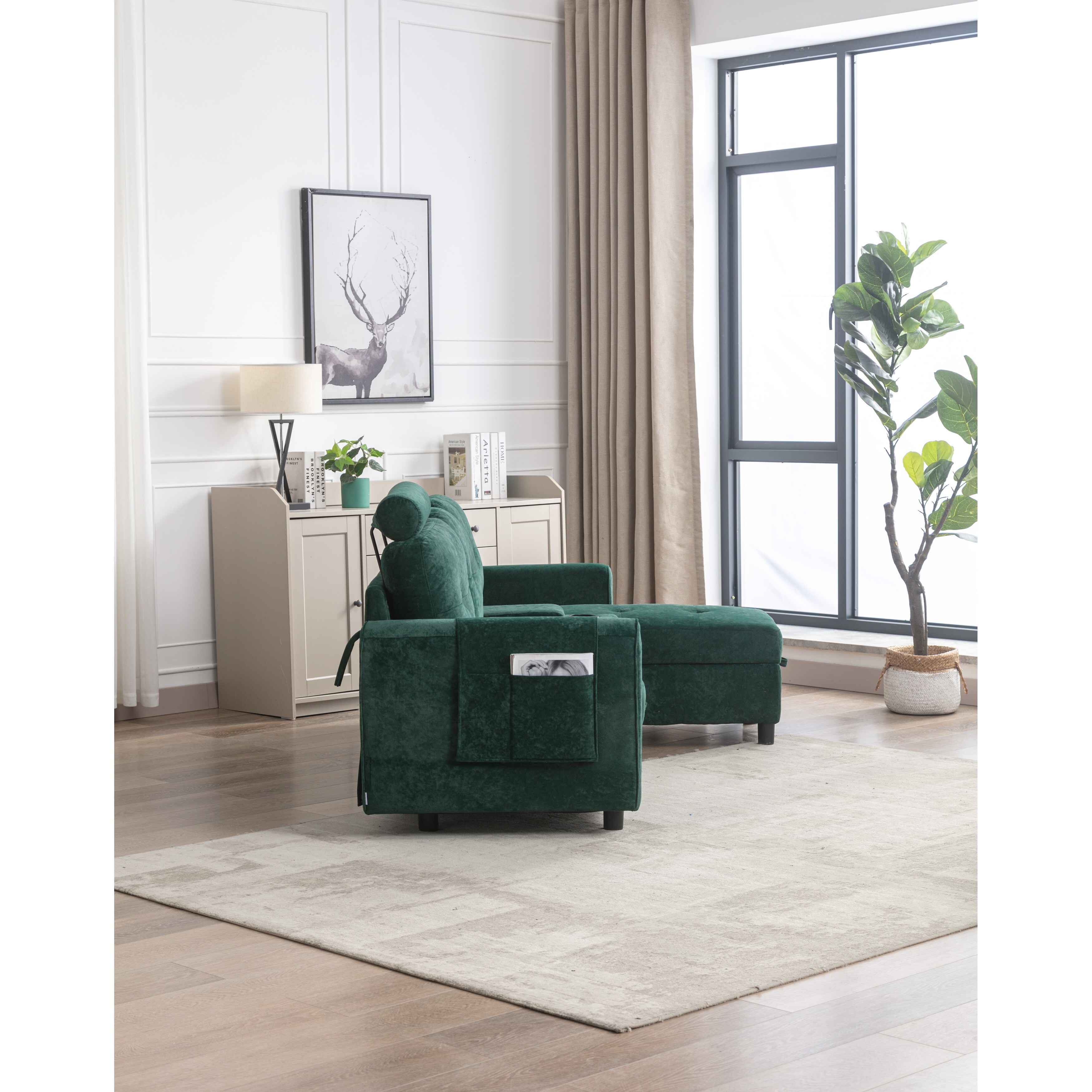L shaped couch with cup 2025 holders