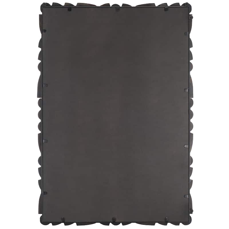 SAFAVIEH Home Gabbhi 24 x 36-inch Vertical Rectangle Grey/Black Mirror - Black/Grey - 24.8"W x 1.6"D x 36"H