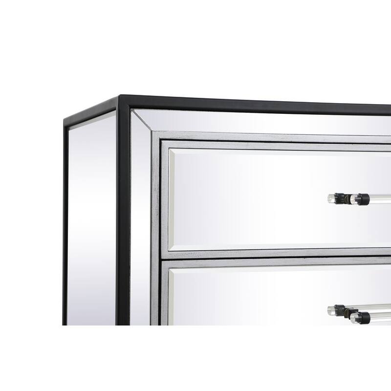 Modern Mirrored End Table