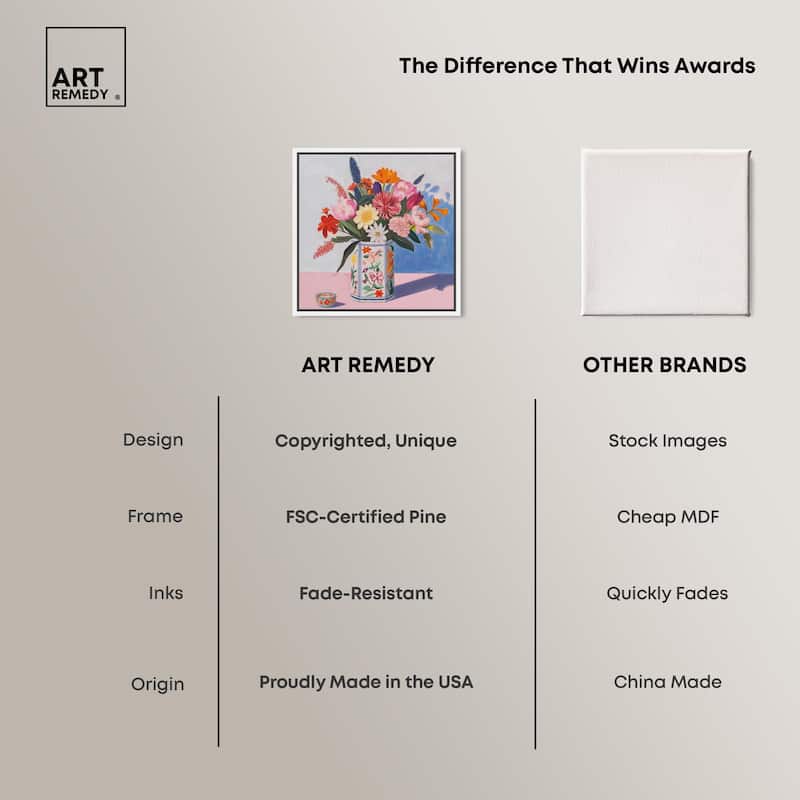 Spring's Riot Canvas by Art Remedy