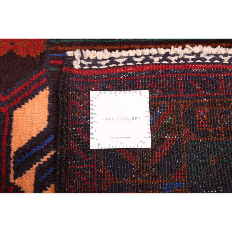 ECARPETGALLERY Hand-knotted Teimani Beige, Red Wool Rug - 3'7 x 6'5