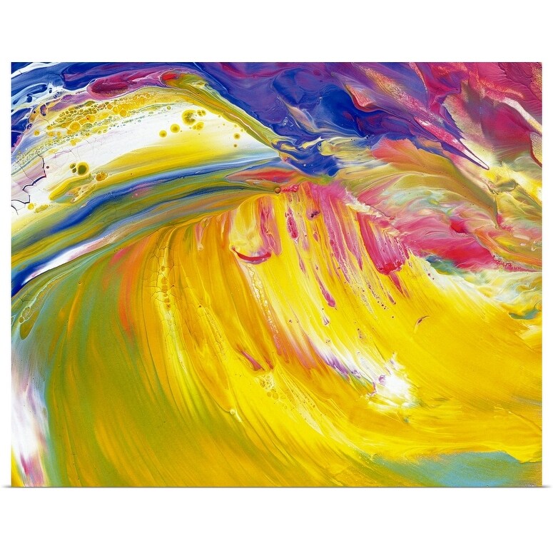 Shop Oil Painting In Several Colors Front View Poster Print
