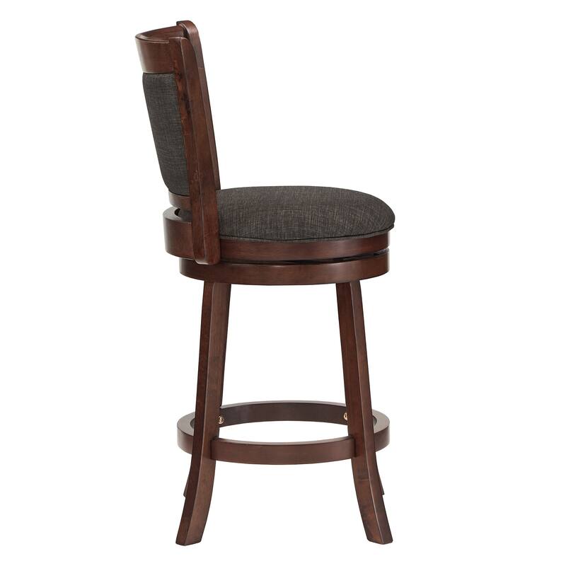 Verona Panel Back Swivel Counter Height Stool by iNSPIRE Q Classic