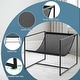 preview thumbnail 8 of 7, Costway 2PCS Sling Accent Chairs Metal Framed Armchairs with Removable - See Details