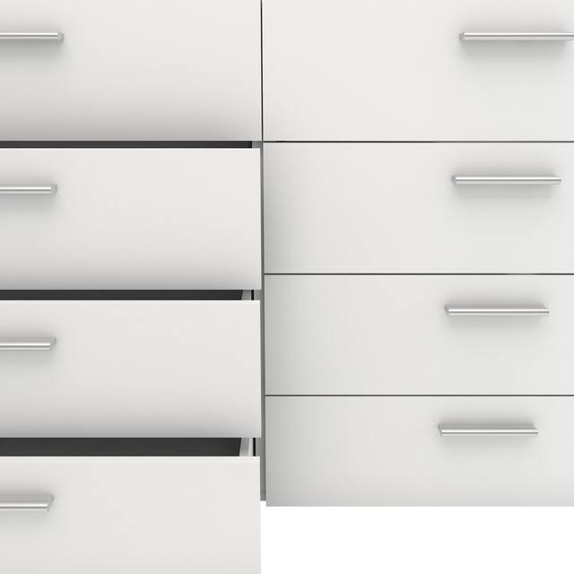 Porch & Den Angus Space-saving 8-Drawer Double Dresser
