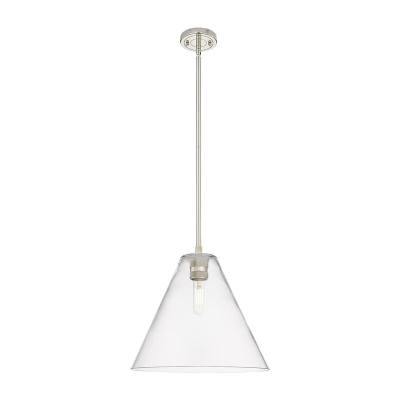 Innovations Lighting Downtown Urban - Crown Point - 1 Light 12" Berkshire Stem Hung Pendant