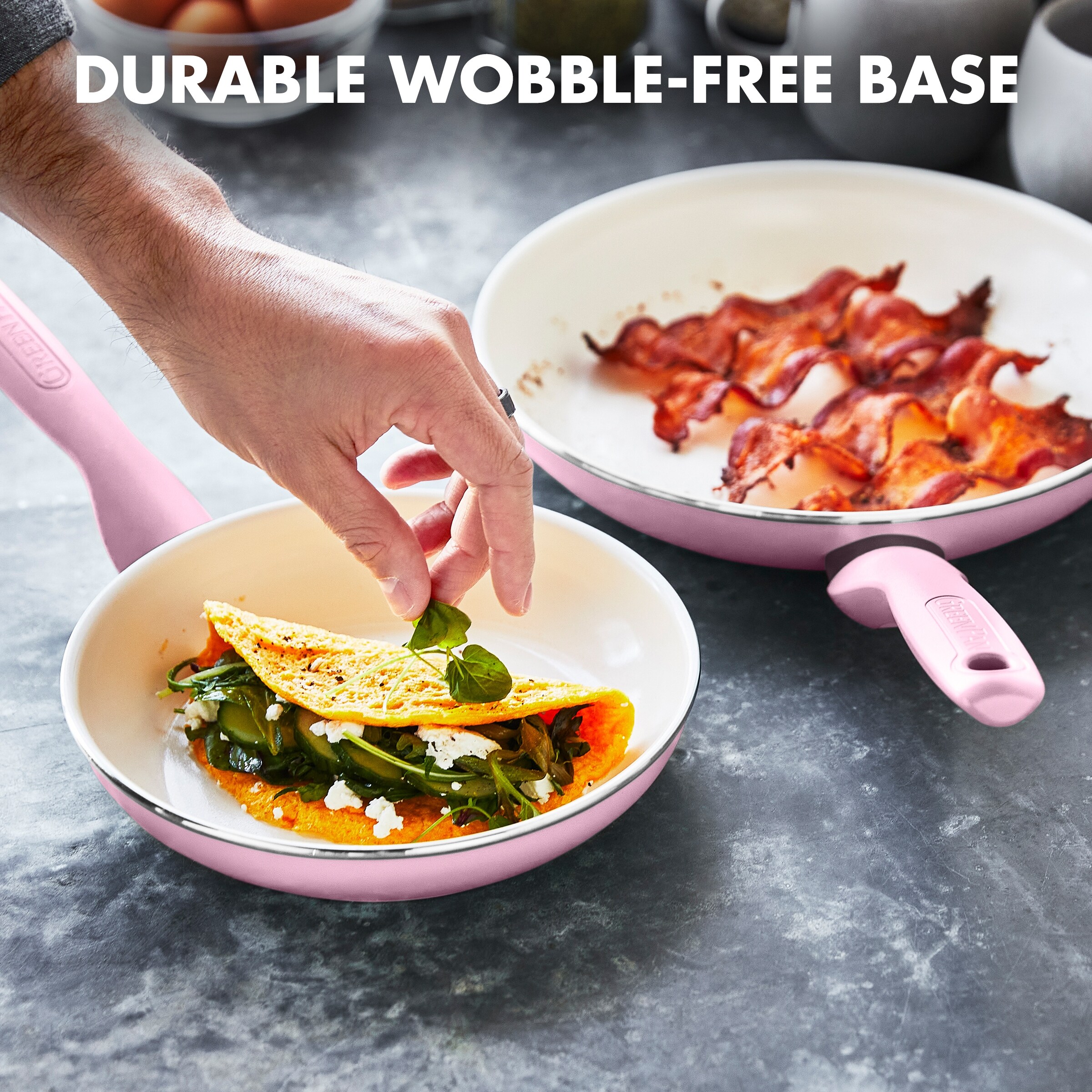 Ceramic Nonstick 16pc Cookware Set, PFAS-Free, Dishwasher Safe, Pink - Bed  Bath & Beyond - 37254308