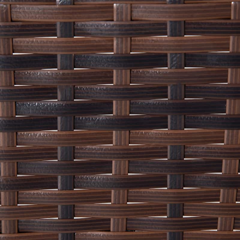 Outdoor Wicker Rocking Chair With Wide Seat