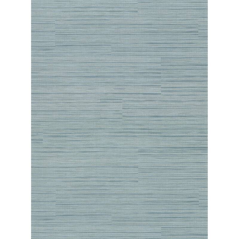 Coltrane Teal Faux Grasscloth Wallpaper