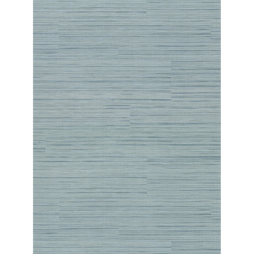 Coltrane Teal Faux Grasscloth Wallpaper