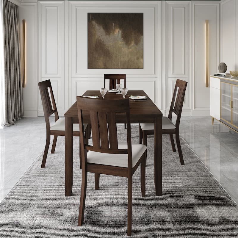 CraftPorch Classic 5-piece Wooden Dining Set