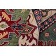 preview thumbnail 7 of 5, Tribal Kazak Yasmin Green/Beige Wool Rug - 8'3'' x 9'5''