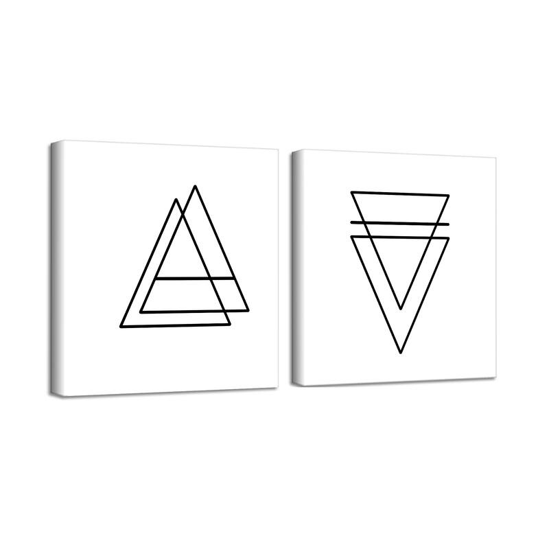 'Ink.Letter.Love XV & XVI' Wrapped Canvas Wall Art Set by Corey Morrow