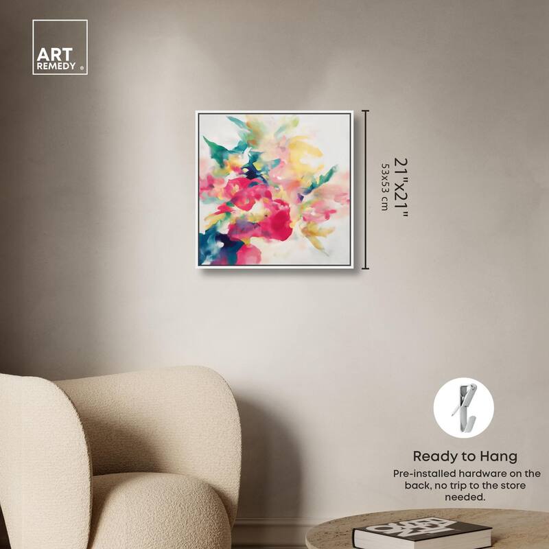 Essence of a Flower II Canvas by Art Remedy