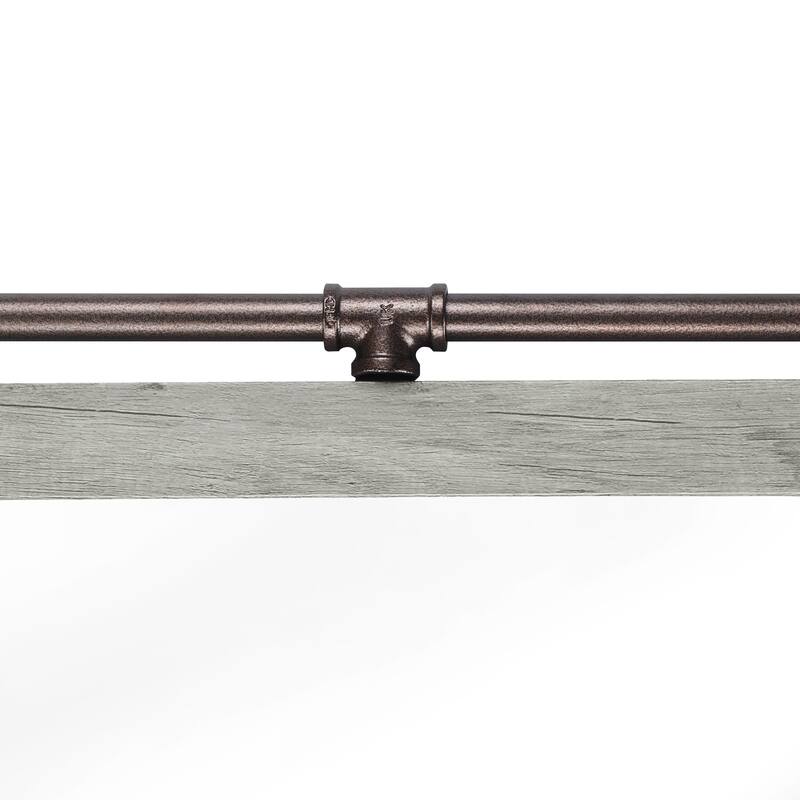 DH BASIC Industrial Pipe and Water Valve Accent Wall Mirror by Denhour