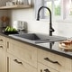 preview thumbnail 11 of 16, Karran Elwood One-Handle Pull Down Dual Function Sprayer Kitchen Faucet
