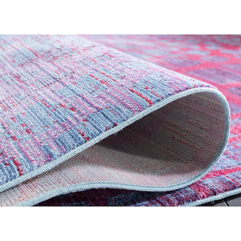 SAFAVIEH Valencia Nazila Distressed Vintage Boho Oriental Polyester Rug
