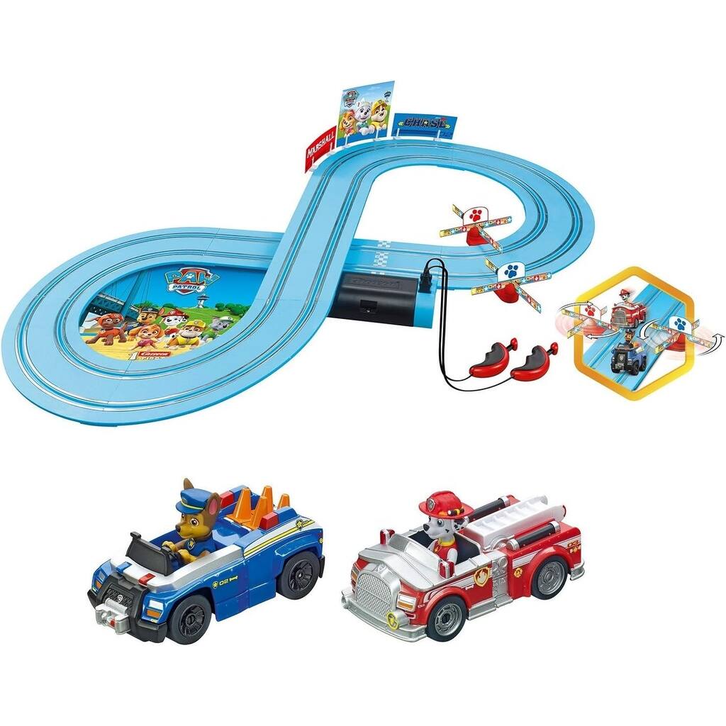Carrera First Paw Patrol On the Track Electric Slot 2 Car Toy Racing Track Set