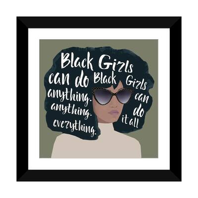 iCanvas "Black Girls Can Do II" by Nikki Chu