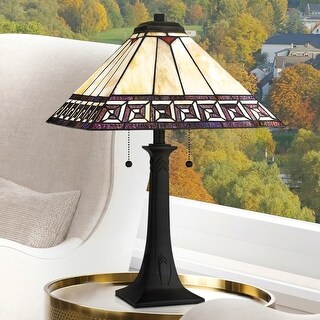 Luxury Craftsman Tiffany Table Lamp, 24.5