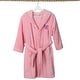 preview thumbnail 28 of 78, Sweet Kids 100% Polyester SUPER PLUSH Double Brushed Hooded Bathrobe with Purple Script Monogram