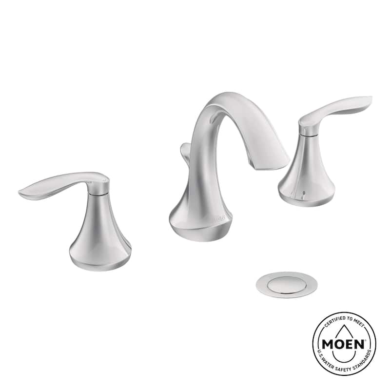 Moen TV6420 Eva 1.2 GPM Widespread Bathroom Faucet with Rough-in Valve