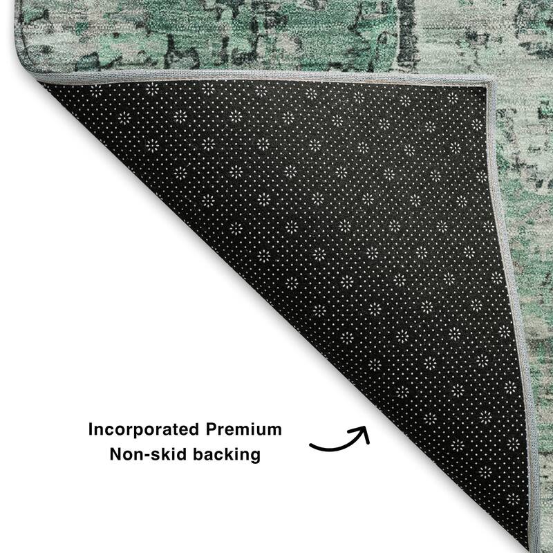 Premium Washable Super Soft Vintage Traditional Mayfield Rug