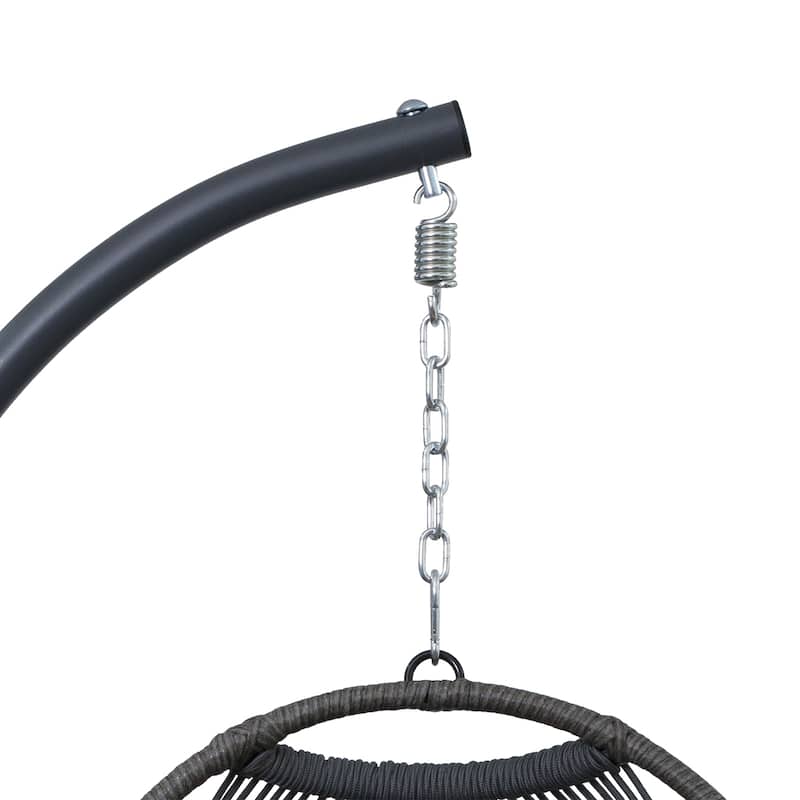 Outdoor Egg Hanging Chair with Stand