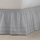 preview thumbnail 10 of 34, Copper Grove Falcata Wrap-Around Eyelet Ruffled Bed Skirt