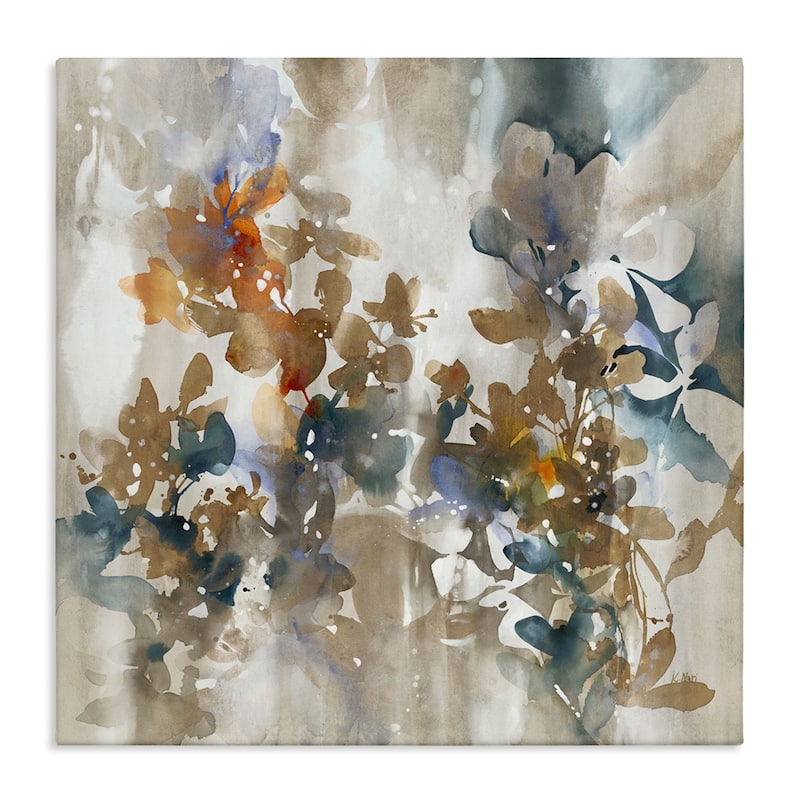 Stupell Solemn Neutral Botanicals Canvas Wall Art Design By K. Nari - 17 x 17
