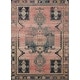 preview thumbnail 5 of 8, Alexander Home Luxe Rose Antiqued Distressed Area Rug