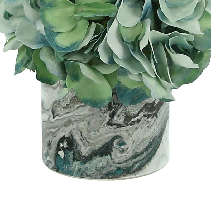 Hydrangea Arrangement in a Glass Vase