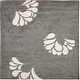 preview thumbnail 41 of 55, SAFAVIEH Florida Shag Neliha Floral 1.2-inch Thick Rug 6'7" Square - Grey/Beige - Square
