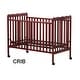 preview thumbnail 8 of 16, 3-In-1 Convertible Crib , Made Of Sustainable Pinewood, Non-Toxic Finish, Comes With Locking Wheels, Wooden Nursery Furniture