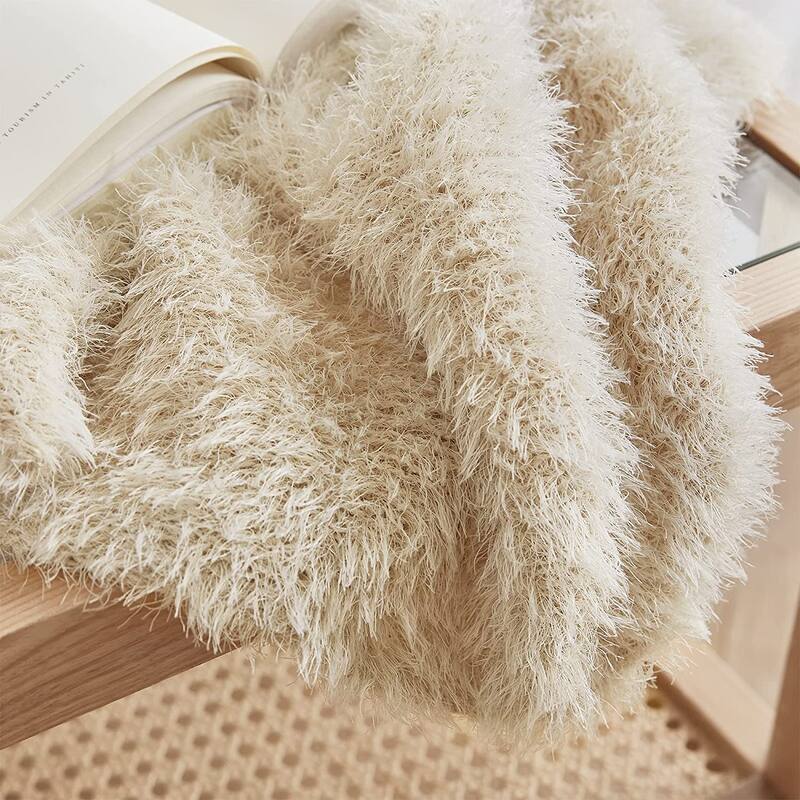Cozy Potato® Crazy Messy Plush Throw Blanket