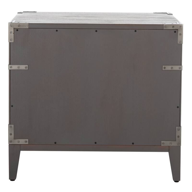 SAFAVIEH Couture Guitta 1-Drawer 1-Shelf Wood Nightstand