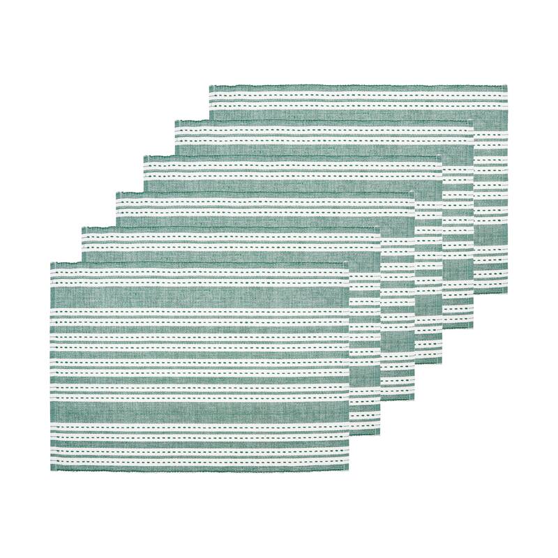 Warner Emerald Placemats Set of 6, 14" x 20"
