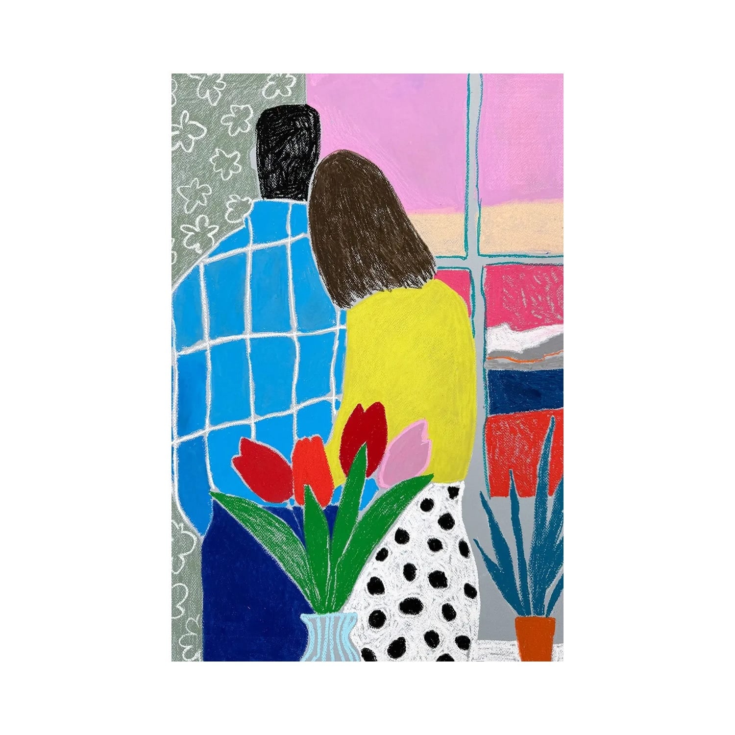 "Lovers By The Window" by Sasha Robinson Canvas Print