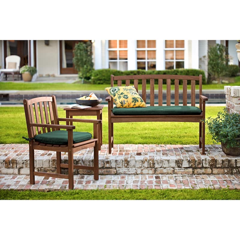 Eucalyptus Wood Side Table, Lancaster Outdoor Furniture Collection - Natural