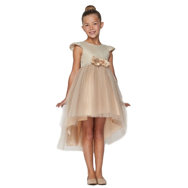 champagne junior bridesmaid dresses