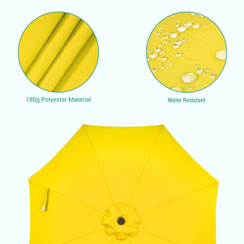 Bonosuki 9ft Patio Umbrella Market Table Umbrella with Tilt and Crank