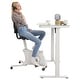 preview thumbnail 5 of 7, FLEXISPOT Adjustable Exercise Chair Home Office Chair Cycle Exercise Bike Sit2Go 2-in-1 Fitness Chair Desk Bike