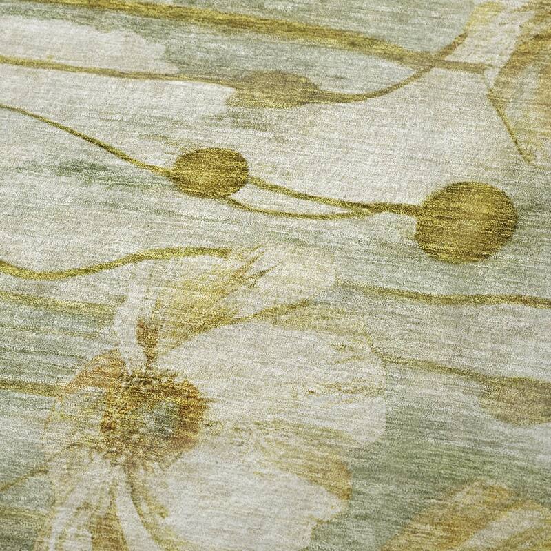 Premium Machine Washable Modern Floral Sherpa Throw Blanket