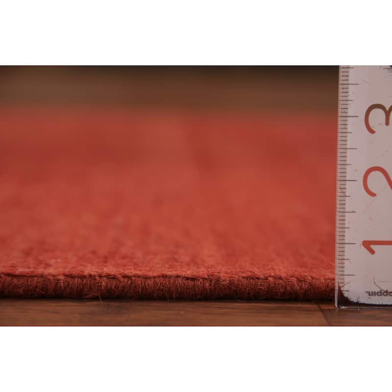 Gabbeh Oriental Runner Rug Hand-Knotted Wool Carpet - 2'9" x 12'10"