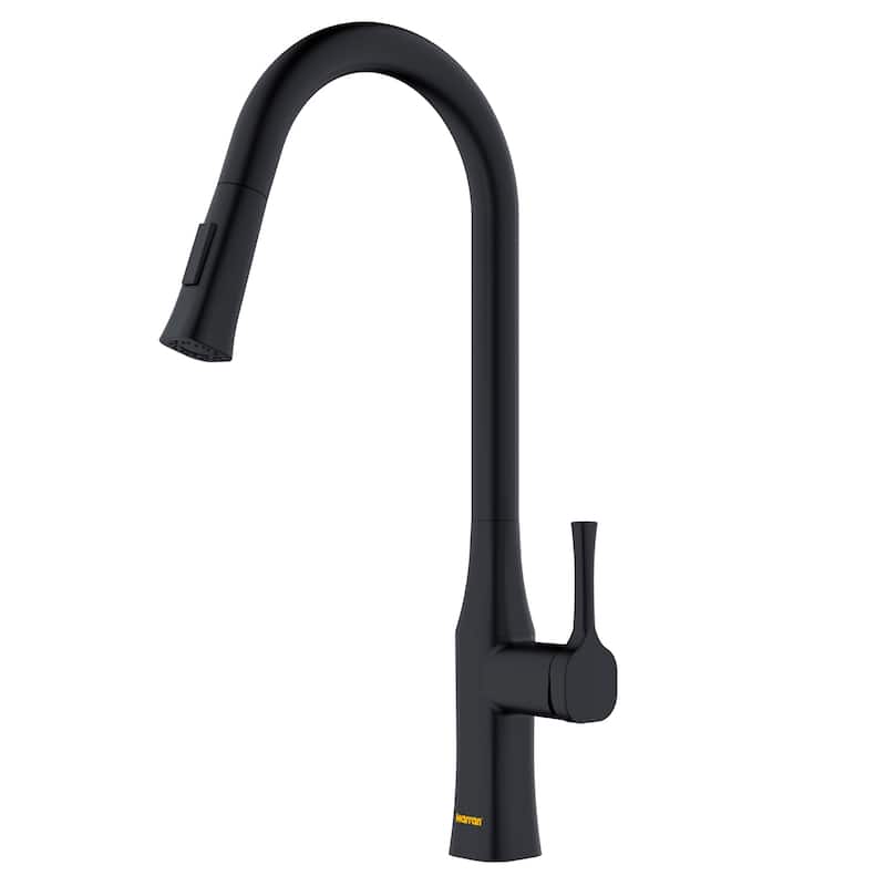 Karran USA KKF140 Standerton 1.8 GPM Single Hole Kitchen Faucet - Matte Black